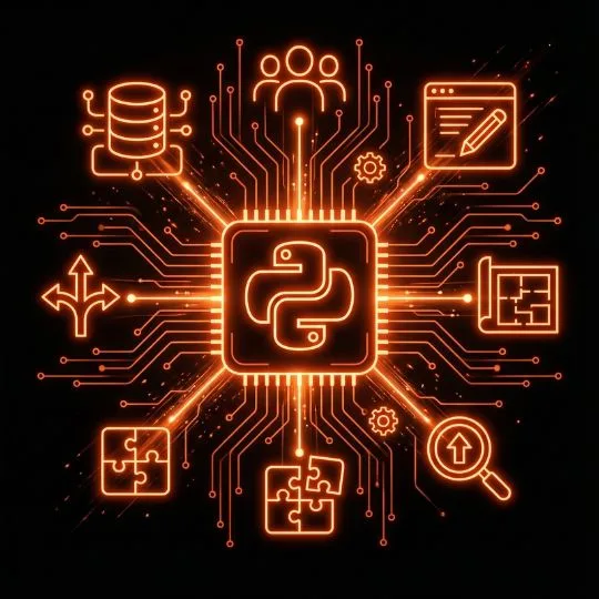 Python is a programming language for web development, data science, AI, and automation with simple syntax, extensively detailed libraries, and cross-platform compatibility.