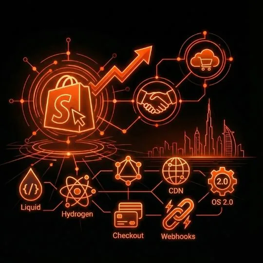 Professional Shopify ecommerce website with responsive design and secure checkout to boost your UAE business.