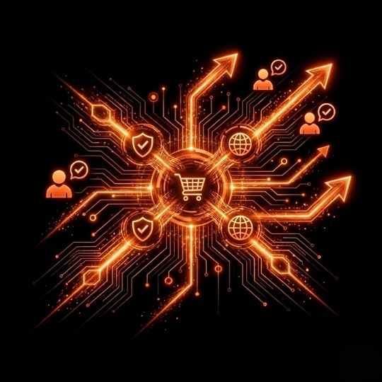 Professional e-commerce web development team in the UAE creating a responsive online store with secure payment gateway integration.